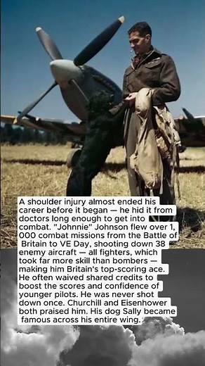 He Gave Away Kills to Build Others' Confidence — Britain's Top Ace #ww2