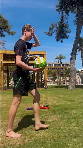 "Barefoot Ball Challenge! Can You Kick Without Shoes? ⚽👣🔥" #BarefootChallenge #SoccerFun #NoShoes