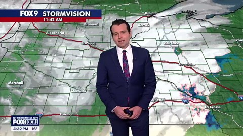 MN weather 4:30 p.m. update: Snow tapering, wind picks up