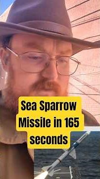 Sea Sparrow Missile in 165 seconds #navy #missile #history #military