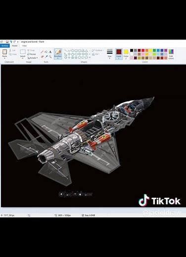 Creating Airplane Art: F-35 and B-2 Spirit in Paint