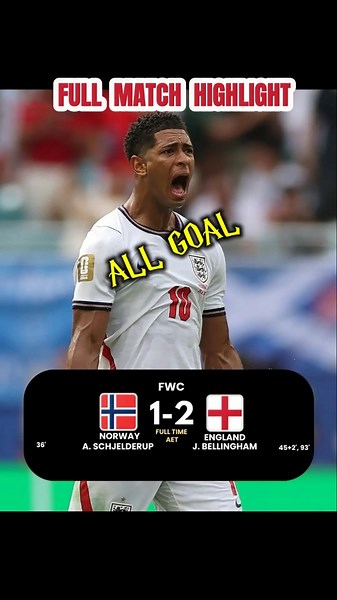 ENGLAND SURVIVE! 🔥 Norway vs England 2-1 | Full Match Highlights & Best Moments