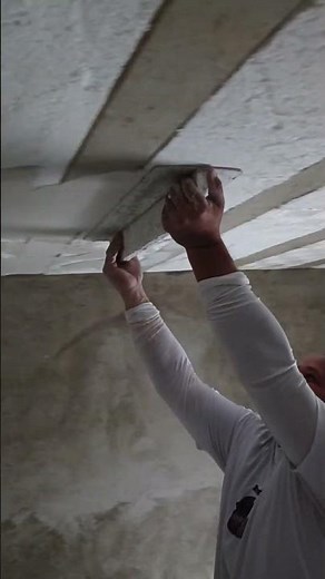 how to apply plaster skim coat to a styrofoam ceiling