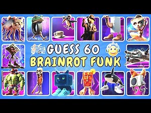 Guess the Italian BRAINROT Animal by Funk Song! | 60 Meme Challenge