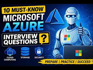 10 Microsoft Azure Interview Questions & Answers (2026) | Crack Any Azure Interview