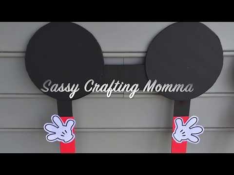 Mickey Mouse Photo Booth Frame