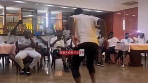 Black Stars initiation dance night in Angola — Patrick Kpozo, Schindler, Ashimeru & Others 😂 | Baba Adam
