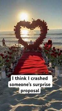 I Accidentally Caught a Surprise Beach Proposal on Camera 💍 | Sweet & Emotional Vlog