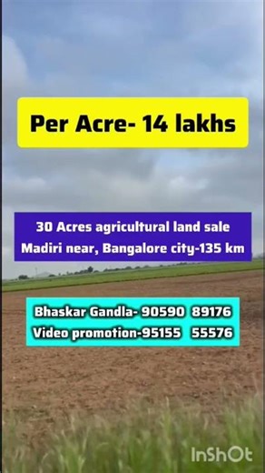 30 Acres Agricultural Land for Sale || Near Kadiri,