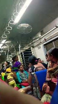 Crazy fight in Local train from Diva to Dombivali. Slapping each other