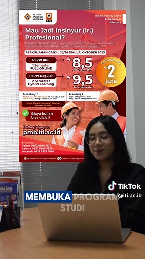 Daftar Program Profesi Insinyur di ITI