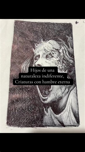 Criaturas creepy Esta vez acompañada de una pequeña frase que ayuda a entender la naturaleza de estos dibujos, hablamos de un mundo donde el horror no es horror, solo que nuestra convención nos hace interpretarlo de esa manera, pero en ese mundo es cotidiano y normal. #sketchbook #creepy #darkart #horrorart #sketchbooktour