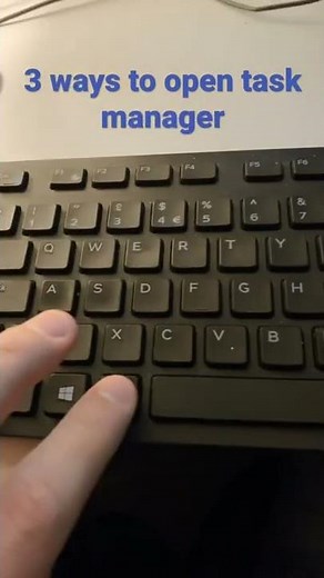 3 ways to open task manager in Windows #shorts #windows #windows10