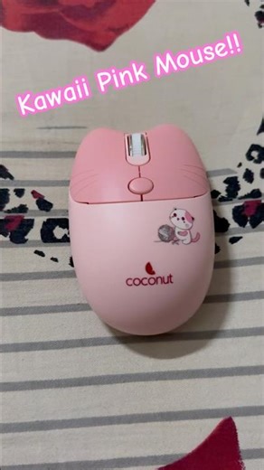 Aesthetic Desk Setup: Cute Pink Mouse ♡ #Shorts