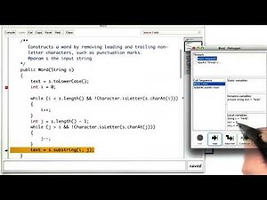 Using the Debugger with Sara 1 - Intro to Java Programming