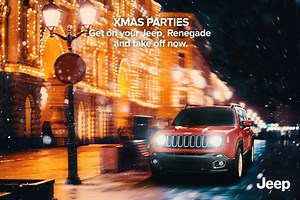 Es hora de escapar de tu puesto de trabajo. ¡Que empiecen las fiestas navideñas! #Jeep #JeepRenegade | Jeep España