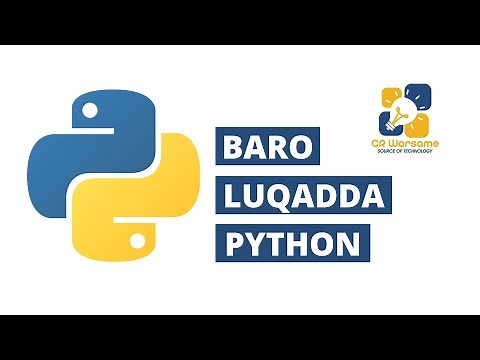 Kusoo Dhawaada Barashada Luqadda Python