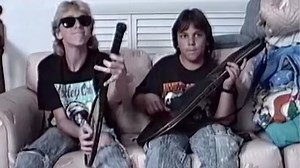 Two kids made their own Metallica video in 1989 and thinking about it, we're grateful we didn't have a camcorder then