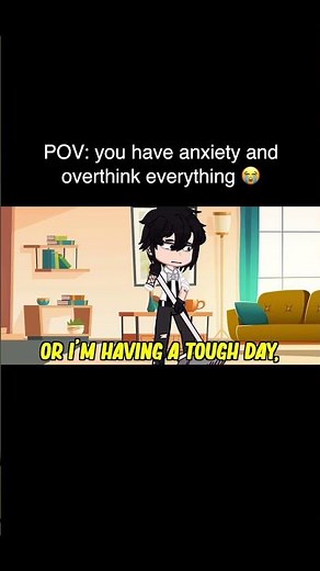 POV: You Have Anxiety And Overthink Everything 😭 | Gacha Life #Shorts