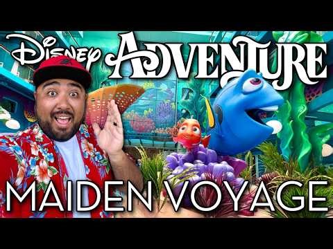 Disney Adventure Experiences You WILL NOT Find On Any Other Ship! Disney Adventure Maiden Voyage!