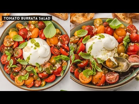 The Best Tomato Burrata Salad