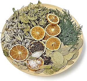 Simmering Potpourri, Potpourri Simmer Pot-Black Pepper, Bay Leaf, Orange Slices, and Sage Perfect House Warming Hostess Gift