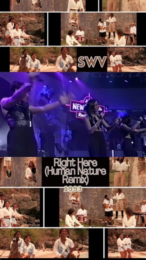SWV’s debut single ‘Right Here’ was remixed in 1993 and sampled Michael Jackson’s ‘Human Nature.’ This remix was a huge hit & reached No3 in the UK & No2 in the US. It was featured in the movie ‘Free Willy.’ #90sRnB #SoulMusic #SWV #michaelJackson #fyp #90sThrowback