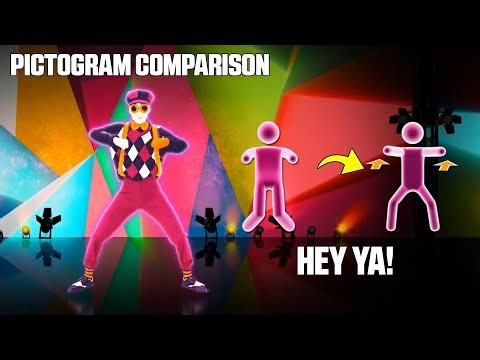 PICTOGRAM COMPARISON - HEY YA! | JD2 vs JD+