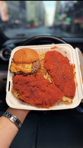 I don’t say this lightly… YoYo Chicken is serving the BEST fried chicken in NY, NJ, and the surrounding areas 🍗💥 I personally walked through the kitchen myself and saw the quality of ingredients they use — and trust me, it shows in every bite. This time I smashed: 🍔 Juicy smash burgers 🍗 Crispy fried chicken with fries 🧀 Classic chopped cheese Everything was literally on point. No shortcuts, no games — just straight quality. And the crazy part? They have multiple locations, so chances are o