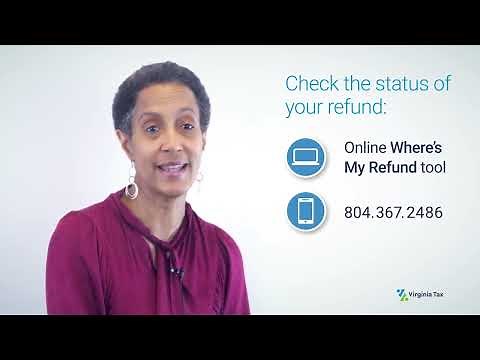 Tax Tips - Where Is My Virginia Refund?