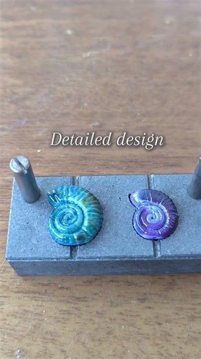 Make Perfect Lampwork Ammonite Beads FAST with Special LampworkTool Tools! 🔥 #glassart