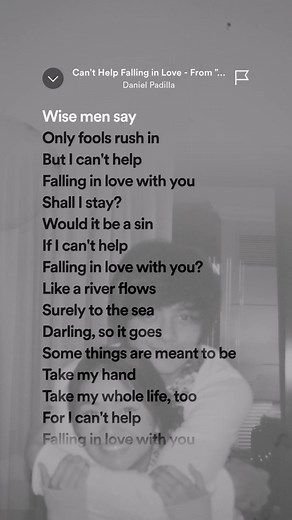 Can't Help Falling in Love Lyrics - Daniel Padilla