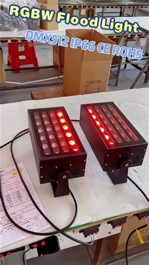 Garden Design Tree Spot Light Die-casting Aluminum Housing RGBW IP66 Waterproof DMX512 Flood Light