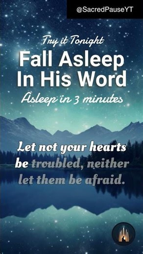 Fall Asleep To Bible Verses | Scriptures Meditation | Soothing Calming Bedtime Reading