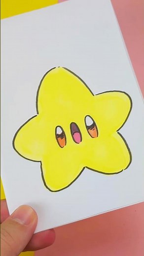 Comment dessiner une étoile de Noël kawaii étape par étape