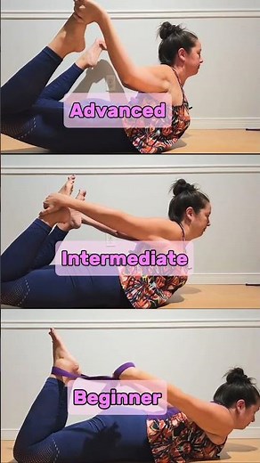 Beginner → Advanced Bow Pose Progression 💪🧘‍♀️