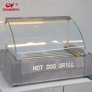 [Hot Item] Chuangyu New 7 Roller Hot Dog Machine / Hot Dog Roller Grill / Hot Dog Sausage Maker Machine