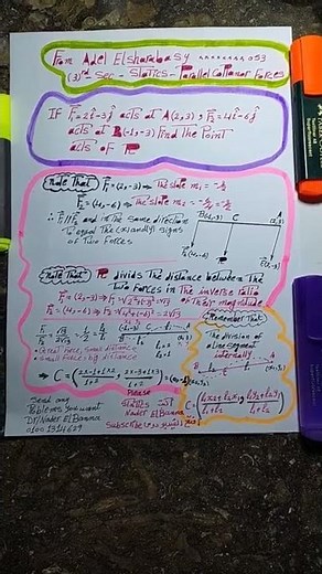 Statics/(3)rd-Sec/Parallel Coplanar Forces (Please Subscribe)