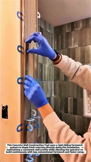 Glass Tile Alignment Tool Secures Shower Panels for Precise Installation