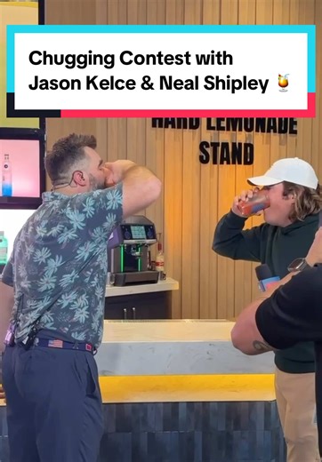 Chugging Contest with Jason Kelce & Neal Shipley