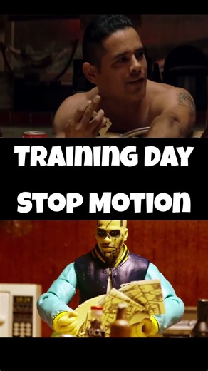 Training Day | Stop Motion | Card Game pt.2 | Split Screen #actionfigures #hoodfilms