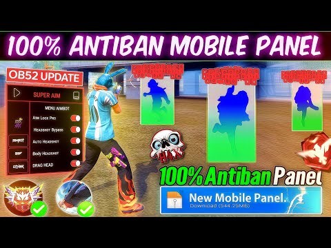 Free Fire Panel Mobile 🔥 FF Antiban Panel OB52 | Free Fire Hack New 😈 FF Injector 2026 | FF Panel