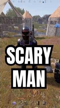 very scary man in rust