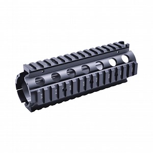 [Hot Item] 6 Inch Black Aluminum Alloy Tactical Picatinny Rail Quad Rail Handguard for Ar Series