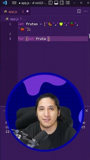 ¿Cómo hacer para escribir un for of?