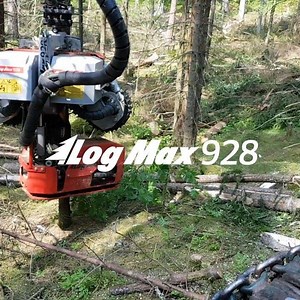 9.4K views · 92 reactions | Our smallest head, Log Max 928 on a Terri 34c 8wd. The head is made for thinning and is the perfect choice for small-sized wheel and track-based harvesters in the 7 to 15 ton range. Go to our website www.logmax.com for more information or to contact your local dealer. | Log Max | Facebook