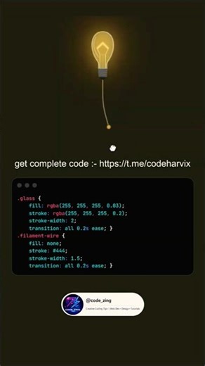 This Light Bulb is Pure HTML Magic! #coding #webdevelopment
