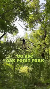 31 reactions · 13 shares | Swing through the trees at Oak Point Park!...