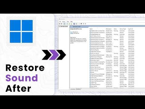 How to Fix Audio Disappearing After Update in Windows 11