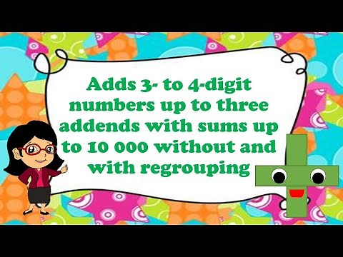 ADDITION WITH AND WITHOUT REGROUPING